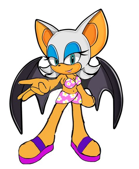 rouge the bat fan art|sonic rouge the bat bikini.